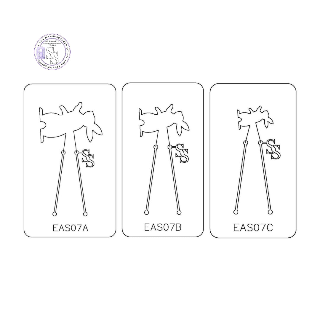 PANCAKE DIE EAS07 STANDING RABBIT